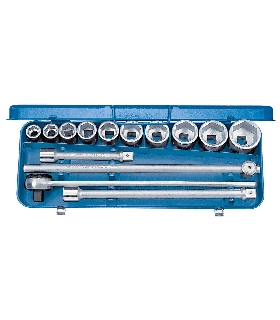 JUEGO DE LLAVES DE VASO 3/4"" 22-50 MM 6280180 GEDORE